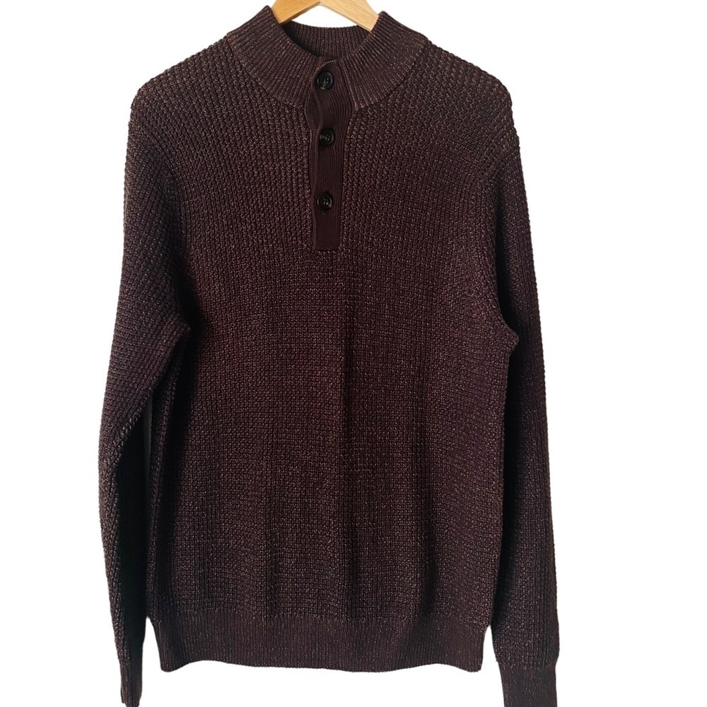 Croft & Barrow Men Sweater. Brown. Sz M